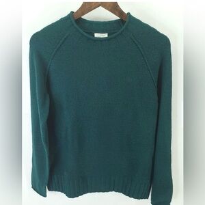 Nordstrom’s Caslon Women's Rollneck Split-seam Teal Sweater Size S